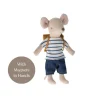 Maileg Tricycle Mouse with Bag (Big Brother)