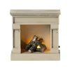 Maileg Vintage Fireplace - Off-White (Mouse)