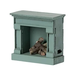 Maileg Vintage Fireplace - Blue (Mouse)