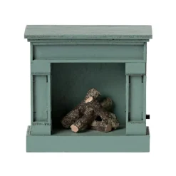 Maileg Vintage Fireplace - Blue (Mouse)
