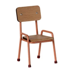 Maileg Wooden Chair - Coral (Mouse)