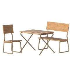 Maileg Wooden Garden Table and Chair Set - 2025 (Mouse)