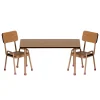 Maileg Wooden Table and Chair Set - Dark Powder (Mouse)