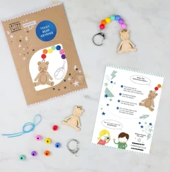 Make Your Own Teddy Bear Keyring Craft Kit
