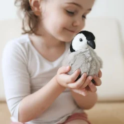 Mini Baby Emperor Penguin Finger Puppet