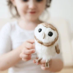 Mini Barn Owl Finger Puppet