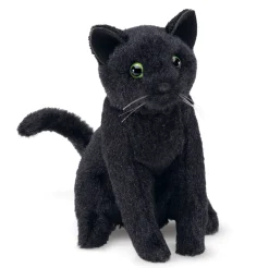 Mini Black Cat Finger Puppet