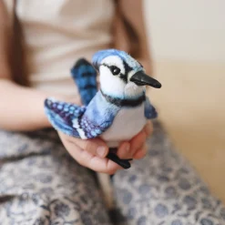 Mini Blue Jay Finger Puppet