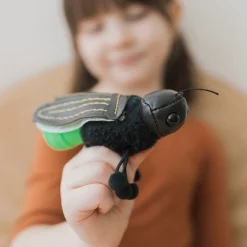 Mini Light-Up Firefly Finger Puppet