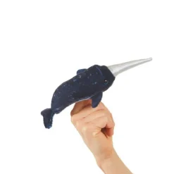 Mini Narwhal Finger Puppet
