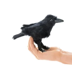Mini Raven Finger Puppet