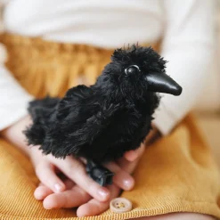 Mini Raven Finger Puppet