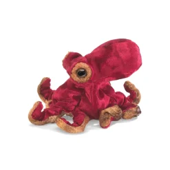 Mini Red Octopus Finger Puppet