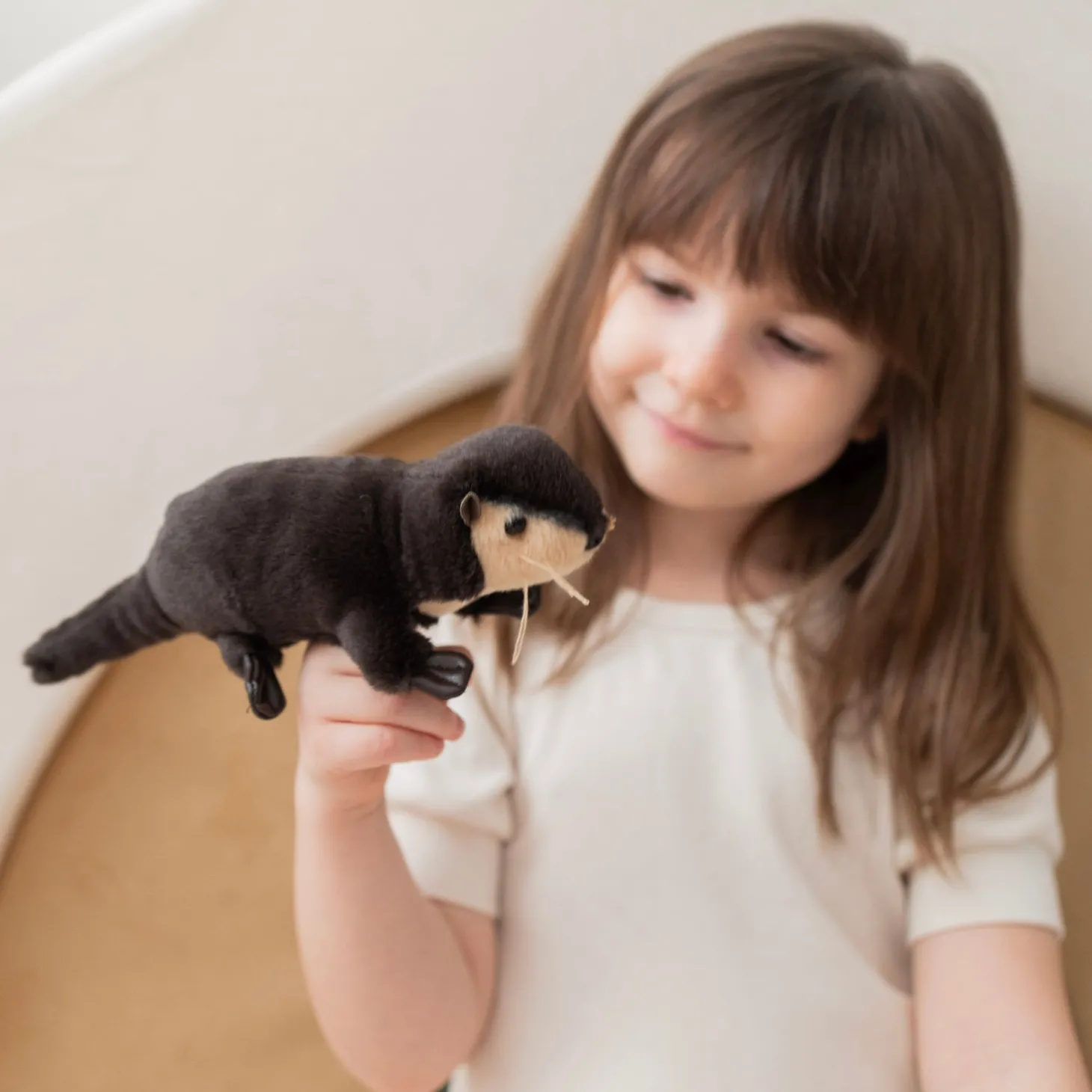 Mini River Otter Finger Puppet