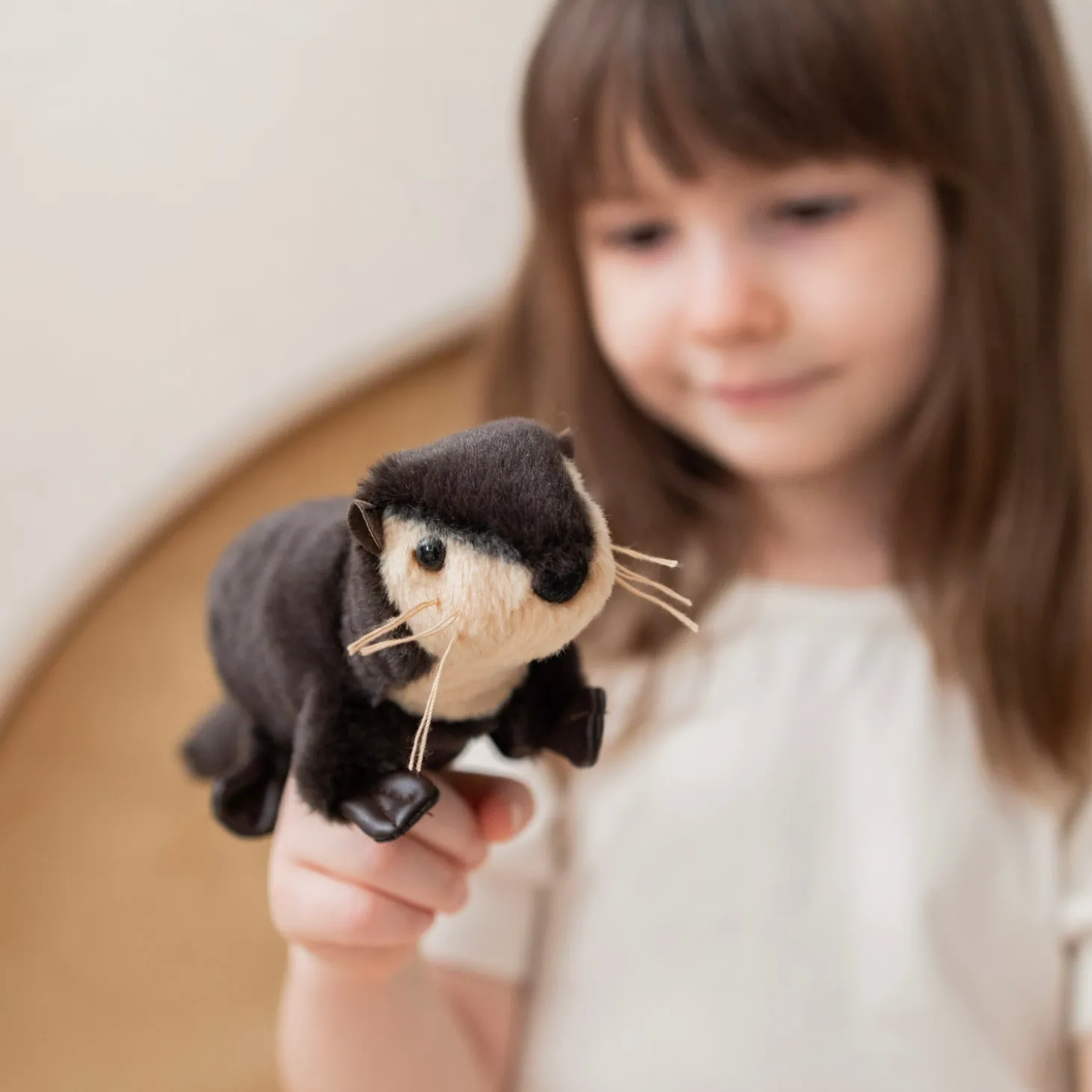 Mini River Otter Finger Puppet