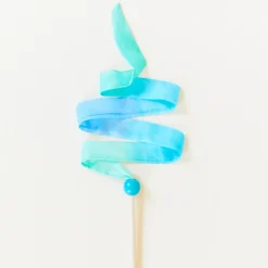 Mini Silk & Wood Streamer (Sea)