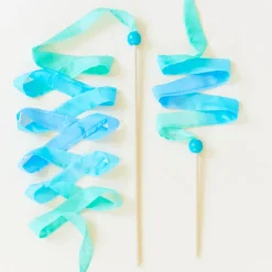 Mini Silk & Wood Streamer (Sea)