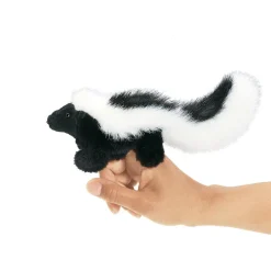 Mini Skunk Finger Puppet