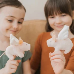 Mini Winged Piglet Finger Puppet (with magnets)