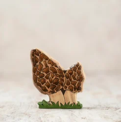 Morel Mushrooms | Wooden Toy Figurine