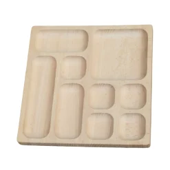 Natural Wood Tinker Tray (9 Section)