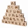 Nature Collection Alphabet Blocks (Set of 26) - Handmade in Canada