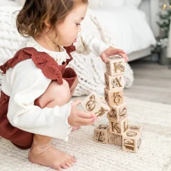 Nature Collection Alphabet Blocks (Set of 26) - Handmade in Canada
