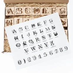 Nature Collection Alphabet Blocks (Set of 26) - Handmade in Canada