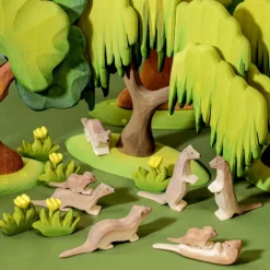 Otter Family Set (Set of 4) | Wooden Toy