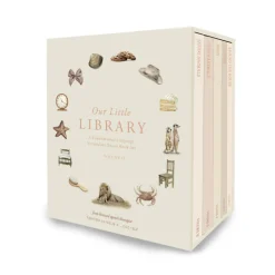 Our Little Library Vol. 2: A Foundational Language Vocabulary Board Book Set for Babies, Including Ocean Animals, Safari Animals, Food and Drink, Clothes, and Around the House