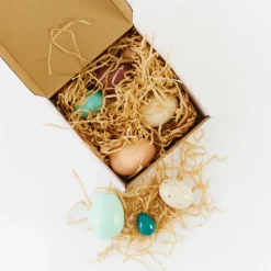 Painted Wooden Eggs (Set of 8)