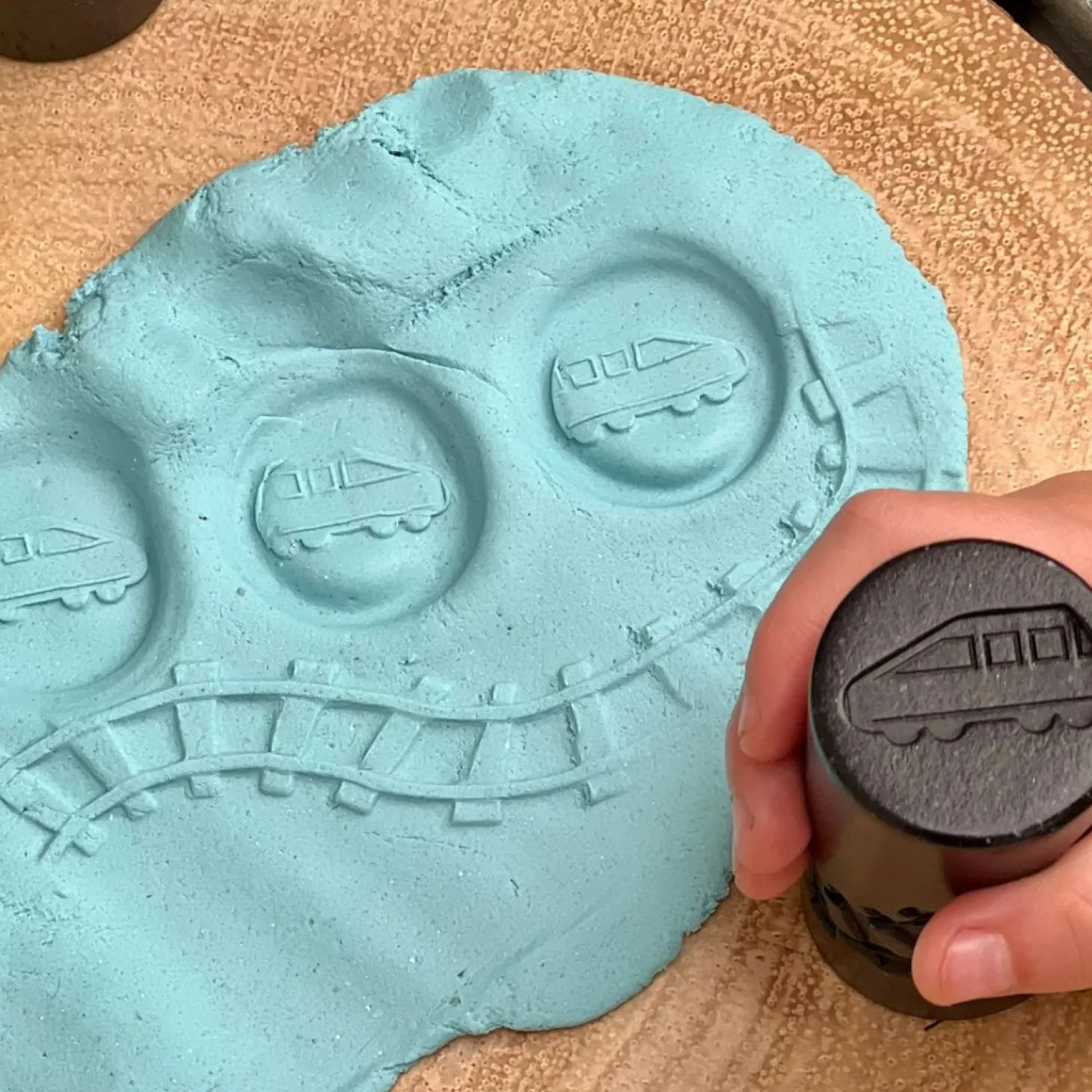 Play Dough Rollers & Stamp Set (Transport)