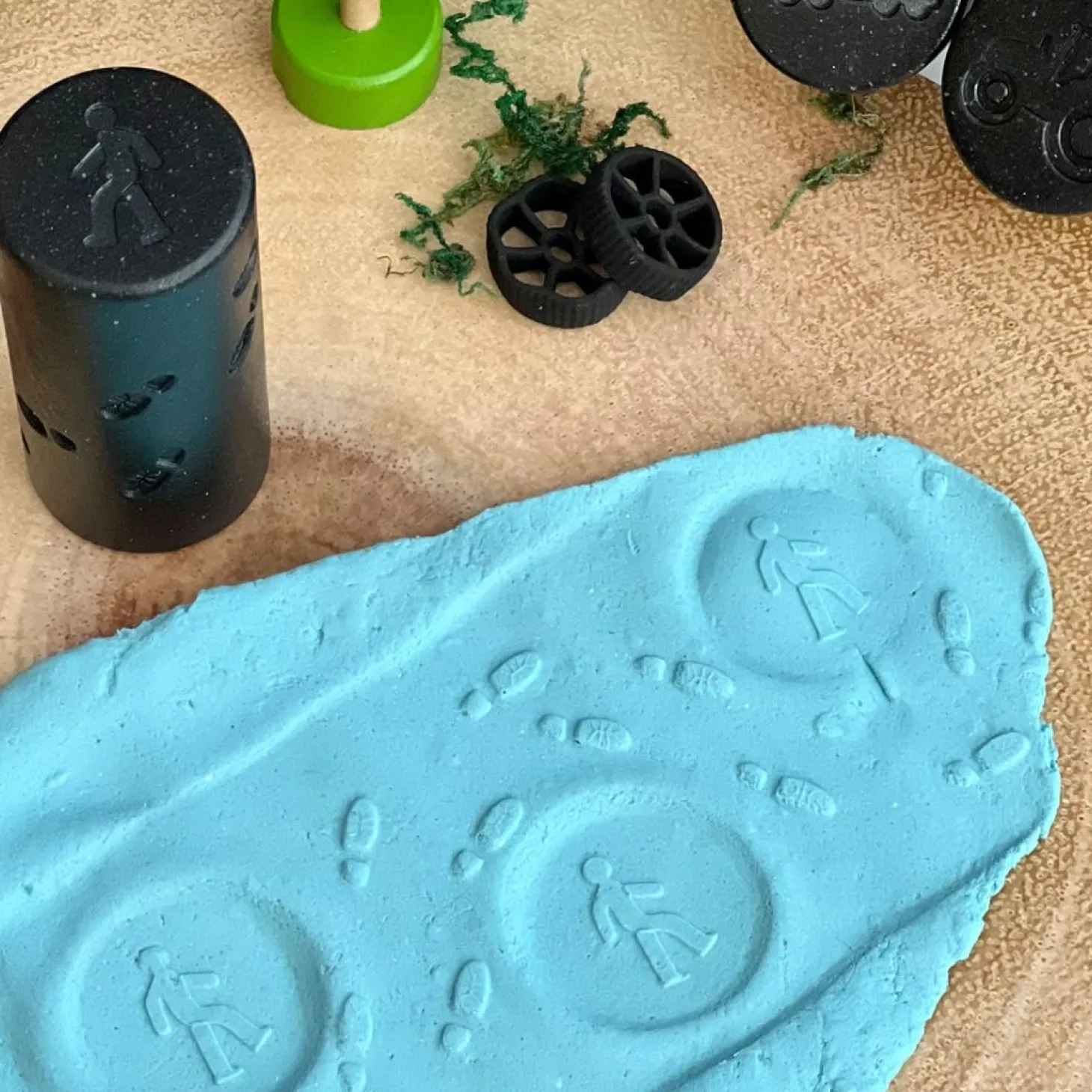 Play Dough Rollers & Stamp Set (Transport)