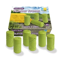 Play Dough Rollers & Stamp Set (Number Frames)