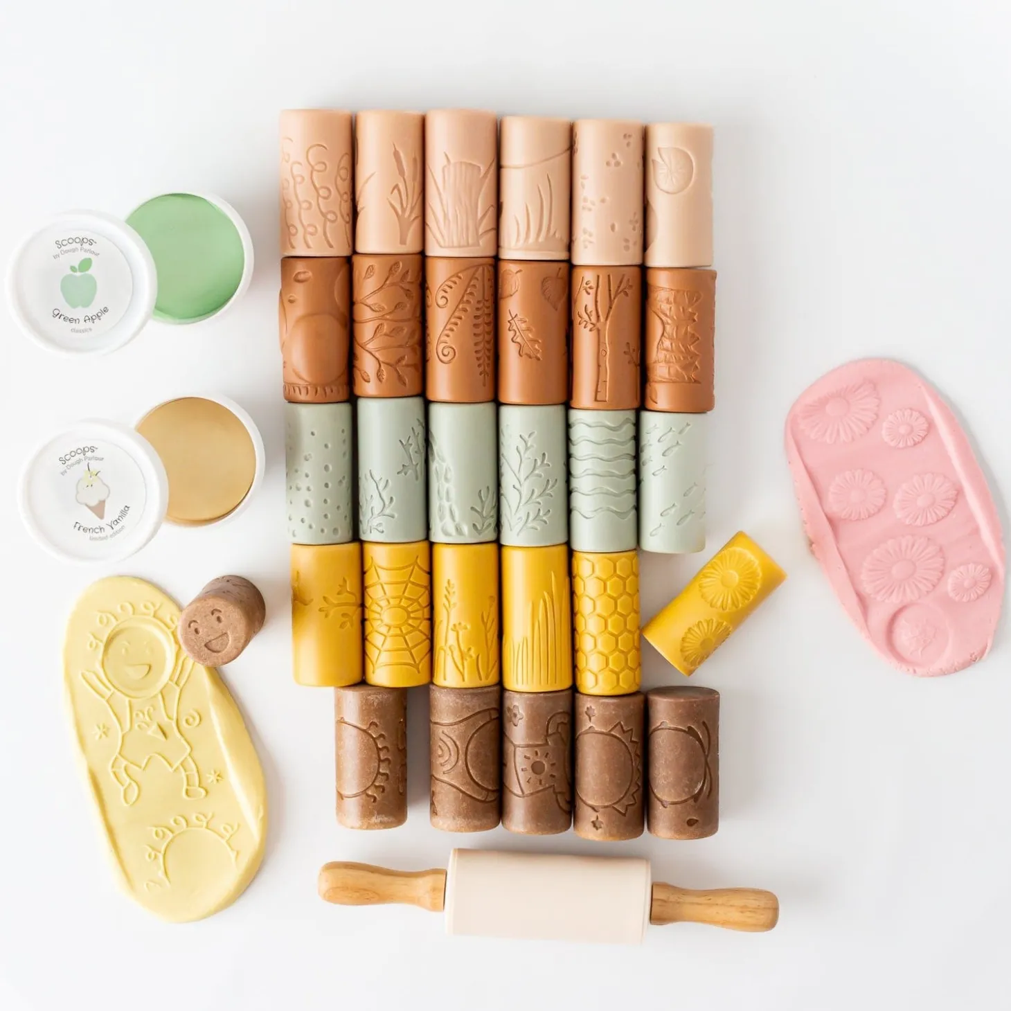 Play Dough Rollers & Stamp Set (Ocean Life)