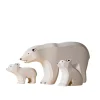 Polar Bear Family (Set of 3)