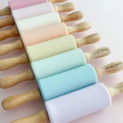 Premium Silicone Rolling Pin (Made in Canada) - Sky Blue