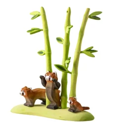 PRE-ORDER Red Panda and Bamboo Set