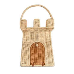 Rattan Castle Bag