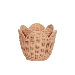 Rattan Lily Basket Set (Seashell Pink)