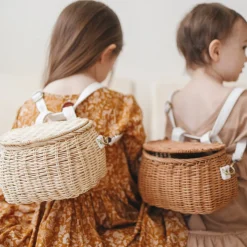 Rattan Mini Chari Bag (Straw)