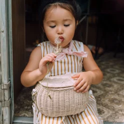Rattan Mini Chari Bag (Straw)