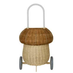 Rattan Mushroom Luggy (Natural) by Olli Ella
