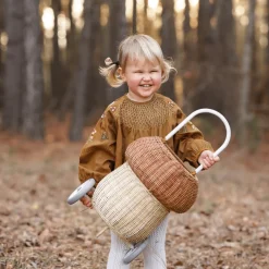 Rattan Mushroom Luggy (Natural) by Olli Ella