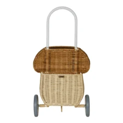 Rattan Mushroom Luggy (Natural) by Olli Ella