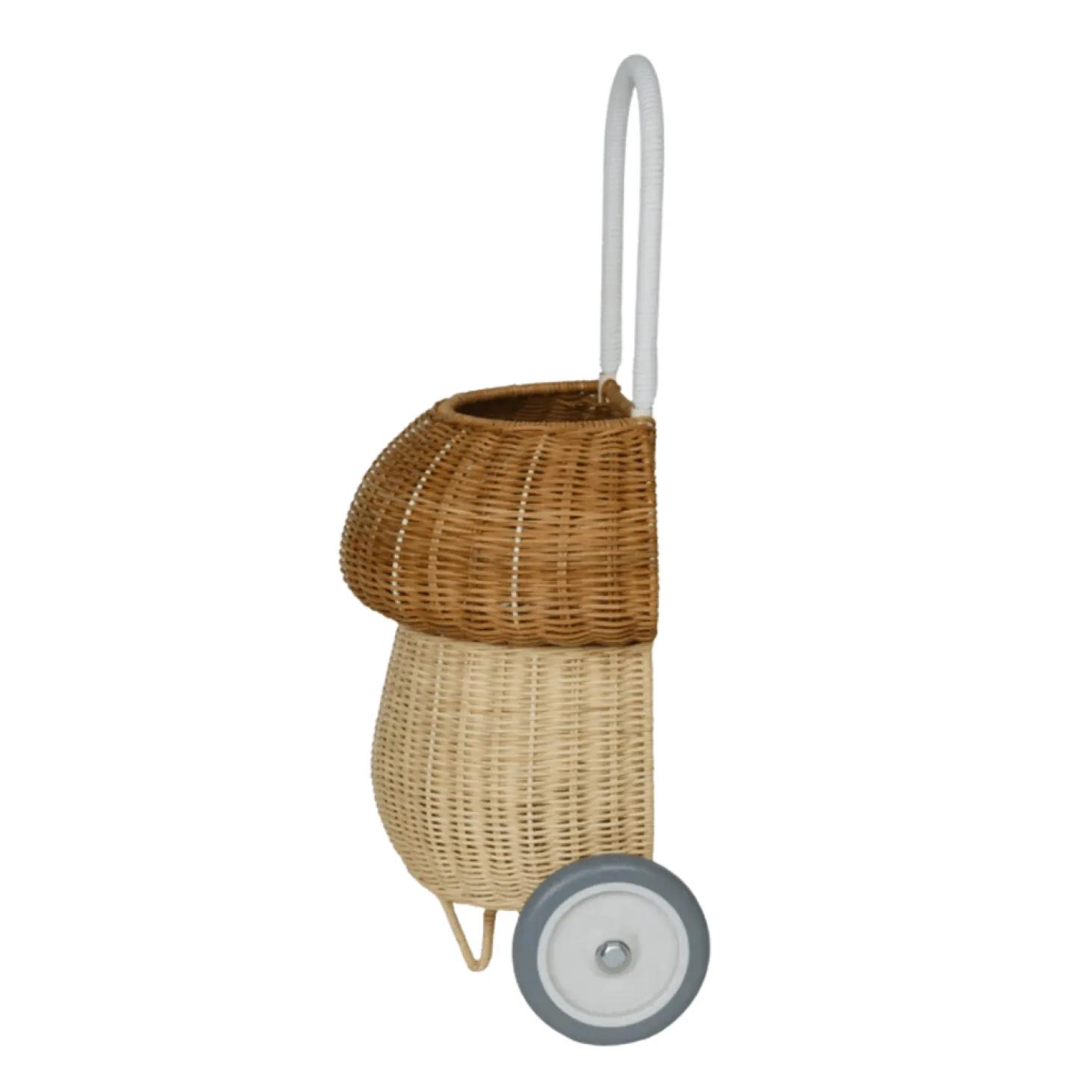 Rattan Mushroom Luggy (Natural) by Olli Ella