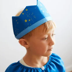 Reversible Silk Crown (Starry Night)