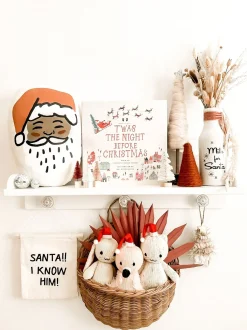 Santa! I Know Him! Canvas Hang Sign