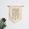 Schoolhouse Alphabet Canvas Banner