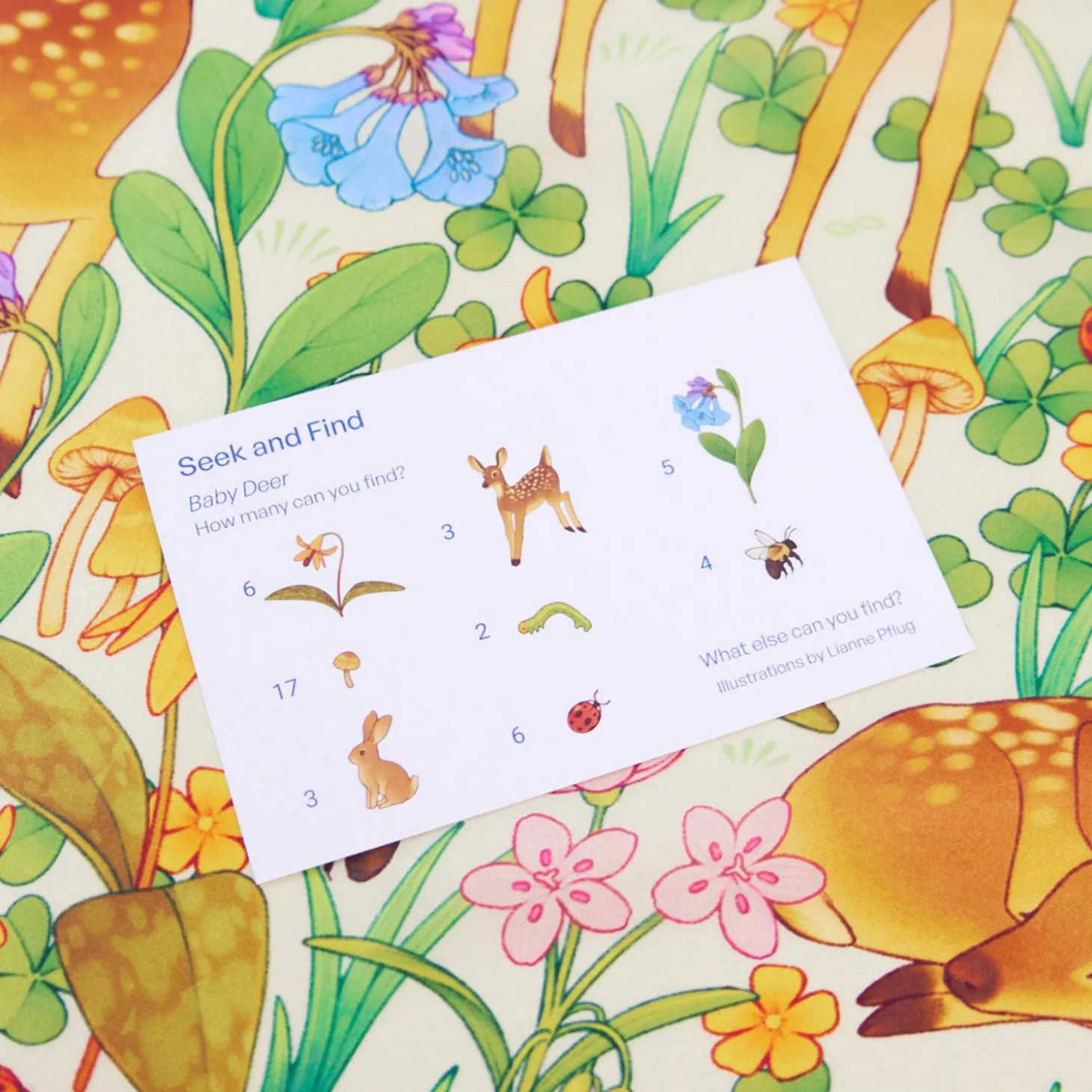 Seek and Find Playsilk (Baby Deer)